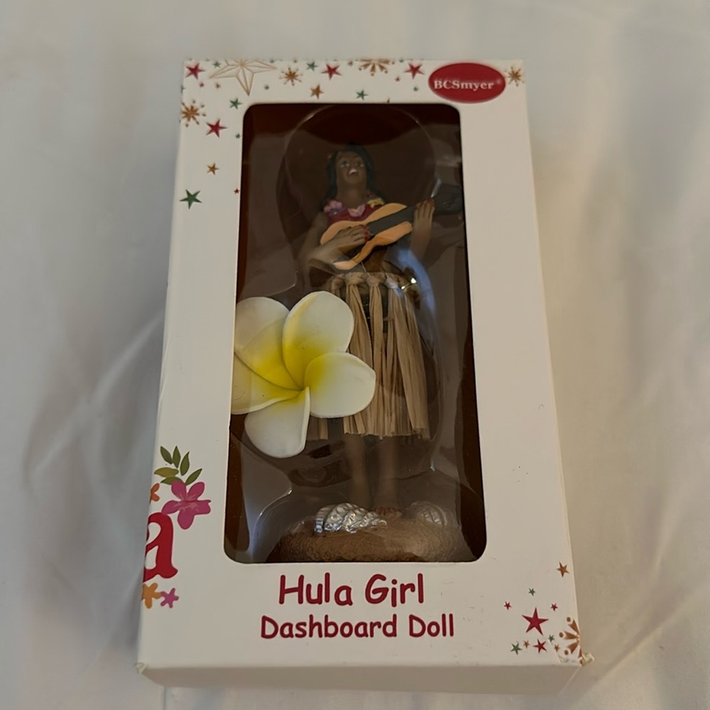 hula Girl Dashboard Decor